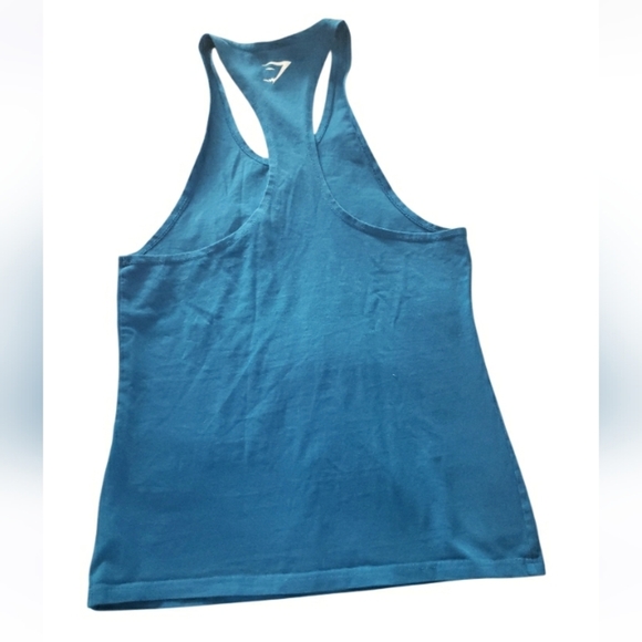 Gymshark Logo Stripe Tank- M - Picture 4 of 4